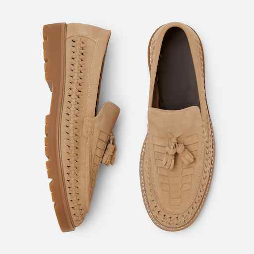 Thread Beige Textured Loafers from the Koddi demo catalog